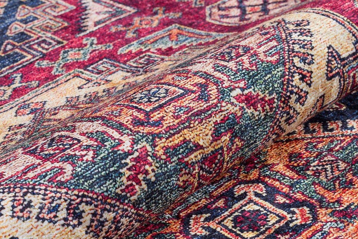 Yıkanabilir Dijital Baskılı Halı Klasik Koleksiyon MVHy.040