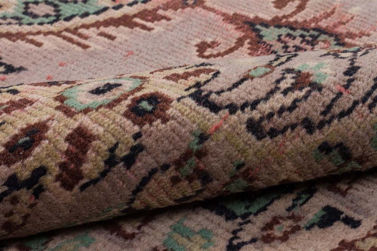 El Dokuma %100 Yün Türk Vintage Halı Yerli Üretim Ölçü;180x254