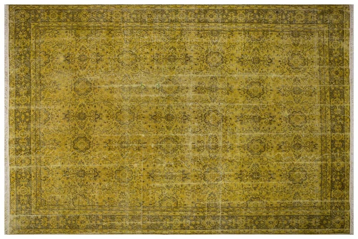 El Dokuma %100 Yün Türk Vintage Halı Yerli Üretim Ölçü;200x300