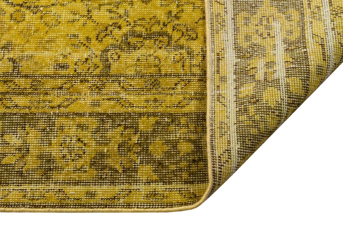 El Dokuma %100 Yün Türk Vintage Halı Yerli Üretim Ölçü;200x300