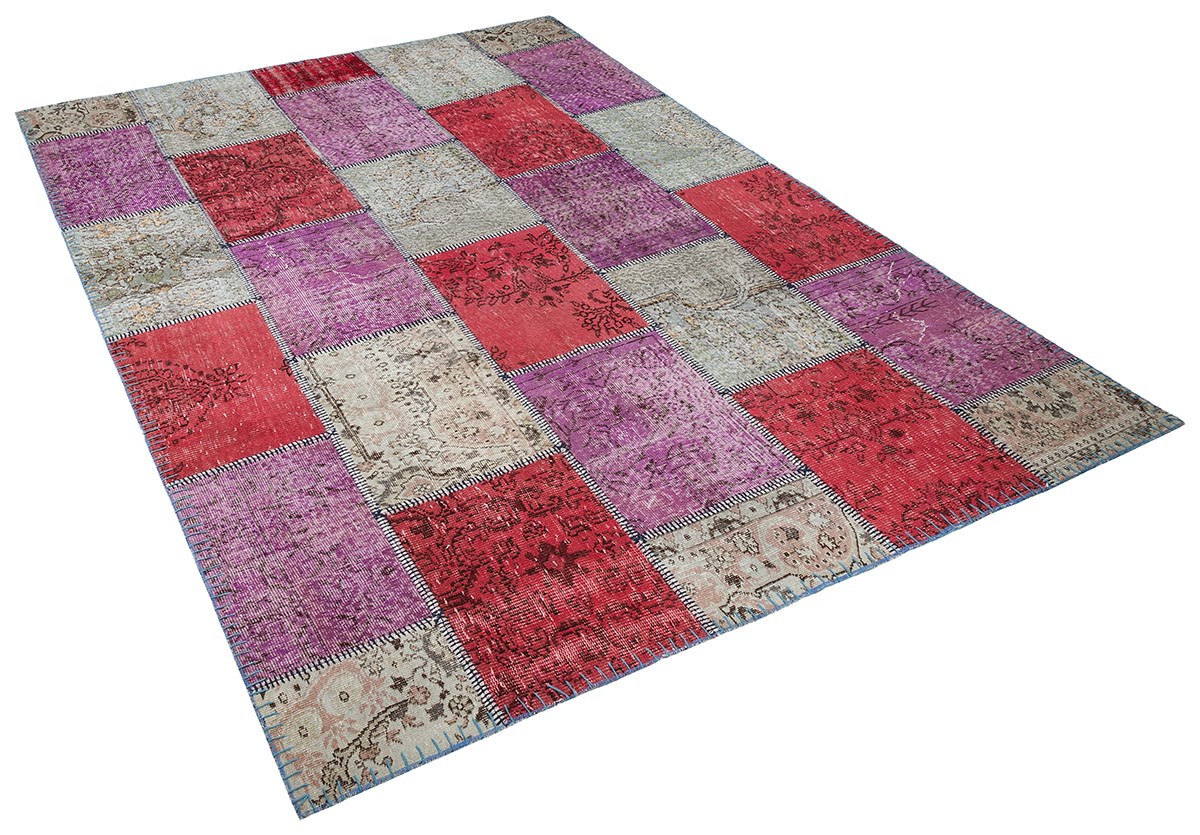 Modern El Dokuma Patchwork Halı Renkli Ölçü;200 x 300