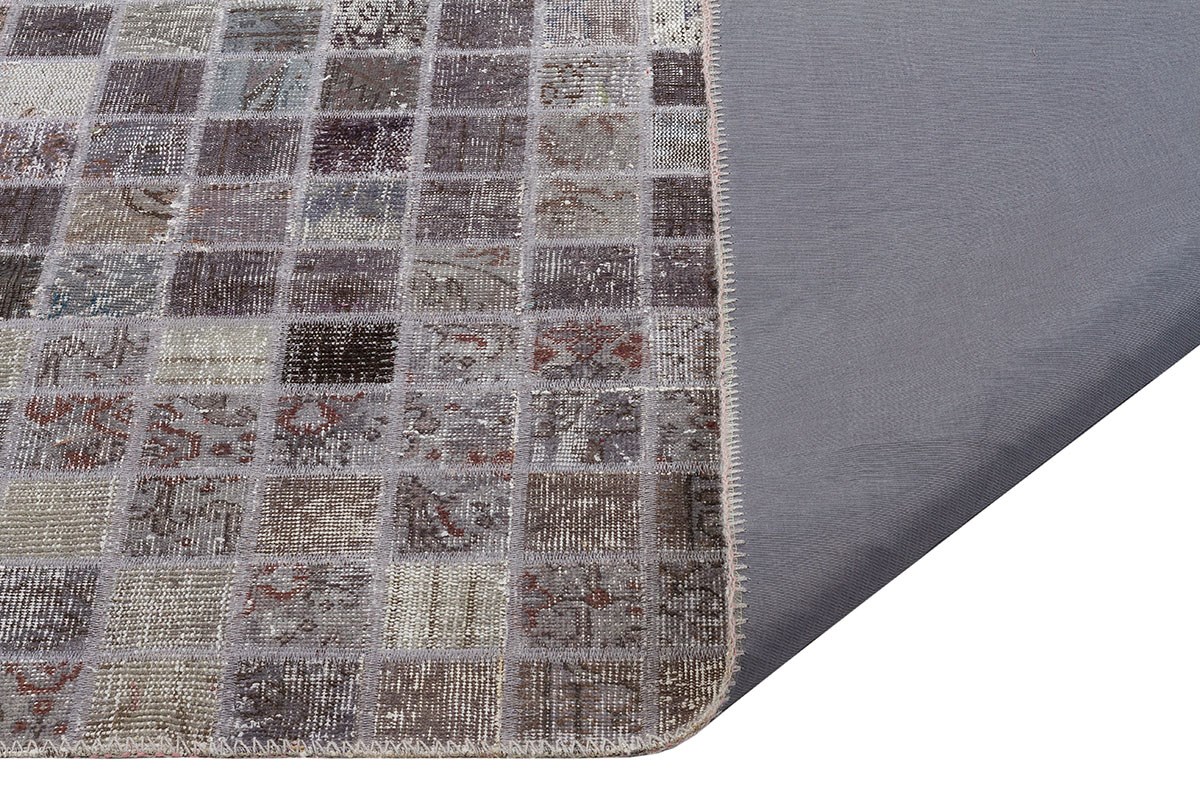 Modern El Dokuma Patchwork Halı Mozaik Detaylı Renkli 4 m2 Ölçü;170 x 240