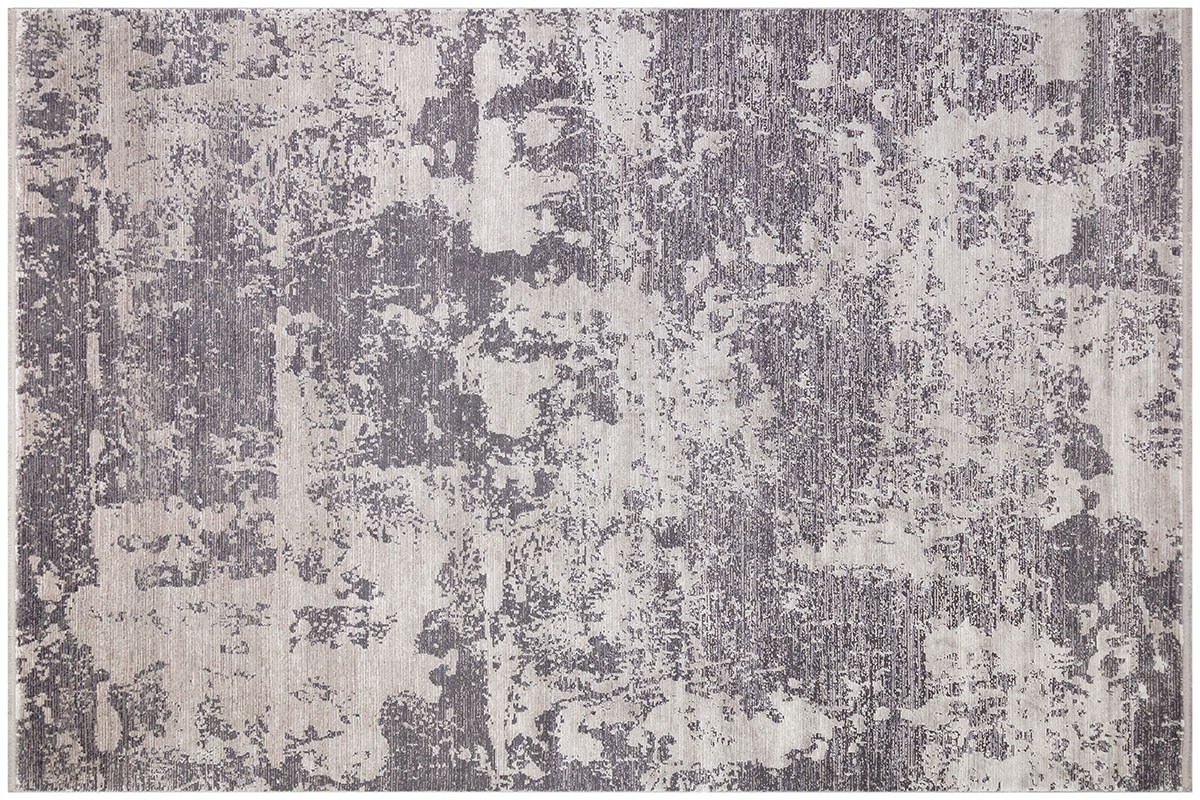 Modern Makine Halısı Yumuşak Yıkanabilir Riva Serisi 8703 GRİ/ANT