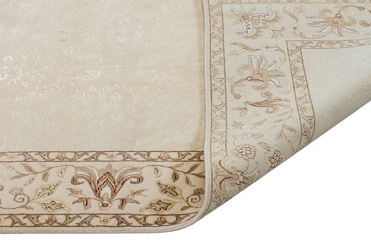 %100 Yün Halı Klasik El Dokuma Koleksiyonu HAS.322 IVORY/IVORY