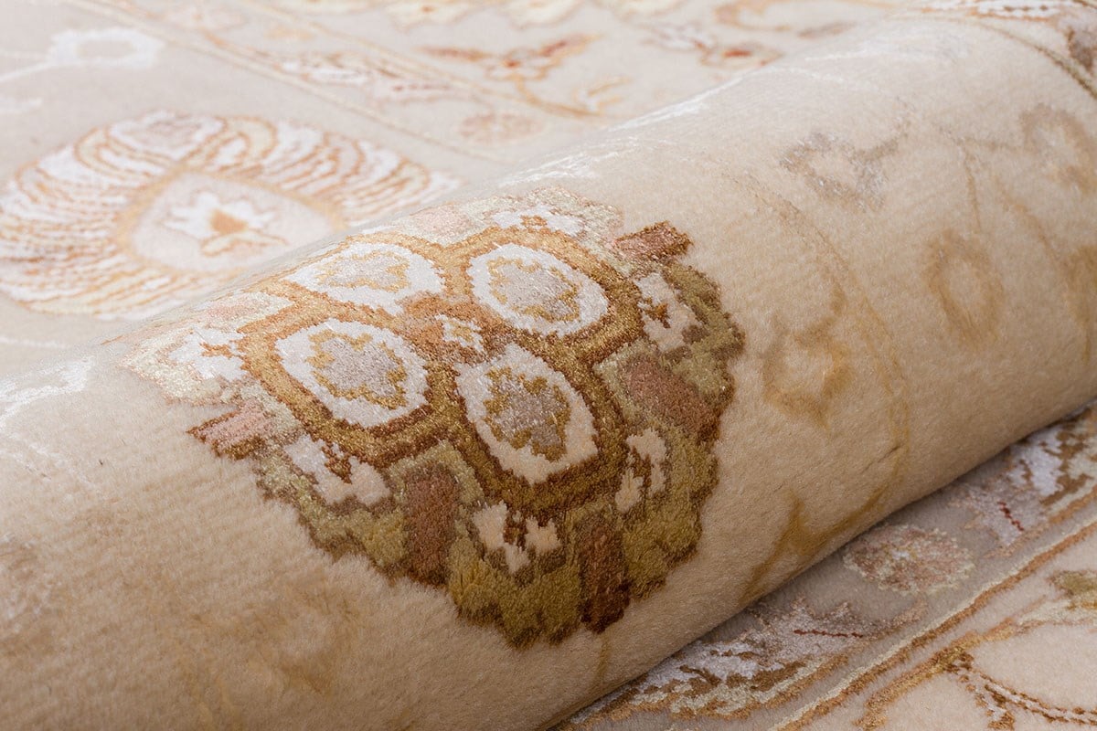 %100 Yün Halı Klasik El Dokuma Koleksiyonu HAS.325 IVORY/IVOR