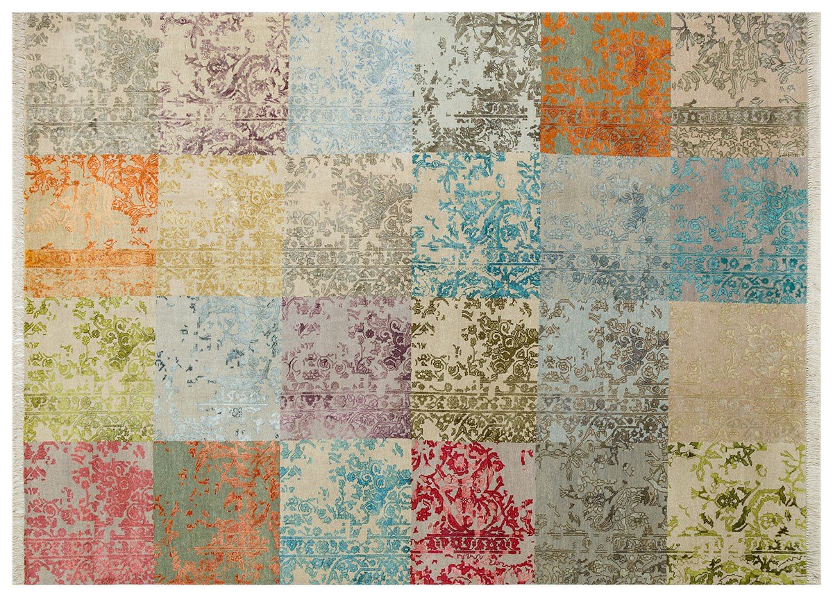 El Dokuma Motifli Yün Halı Sophisticate Serisi SOPHISTICATE CLR CHT MULTI