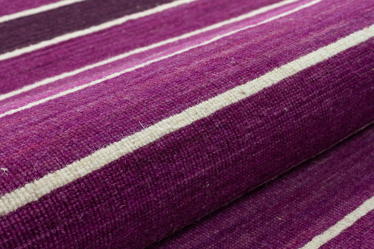 STRIPY AR-3574 PURPLE EL DOKUMA KİLİM