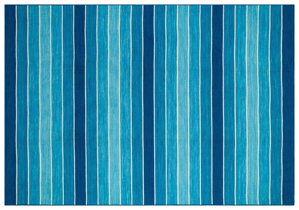STRIPY AR-3574 TURQUOISE EL DOKUMA KİLİM