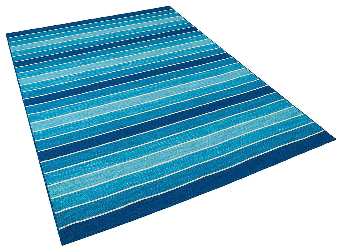 STRIPY AR-3574 TURQUOISE EL DOKUMA KİLİM
