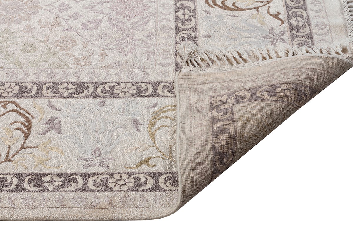 %100 Yün Halı Klasik El Dokuma Koleksiyonu VERSAILLES 800 IVORY/IVORY