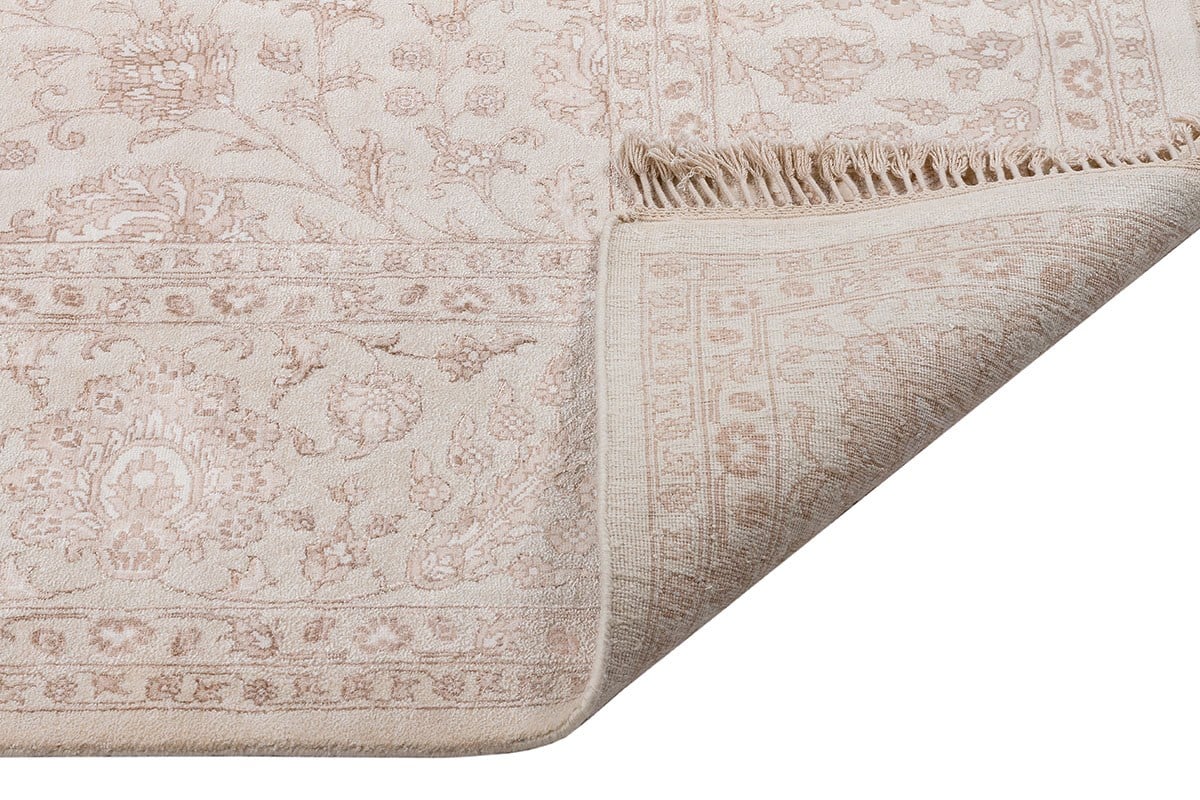 %100 Yün Halı Klasik El Dokuma Koleksiyonu VERSAILLES 802 IVORY/BEIGE