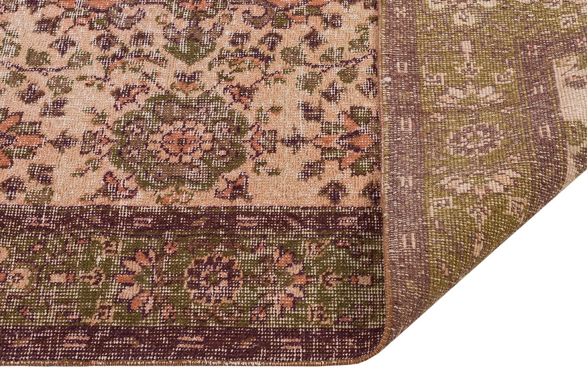 El Dokuma %100 Yün Türk Vintage Halı Yerli Üretim Ölçü;115 x 215