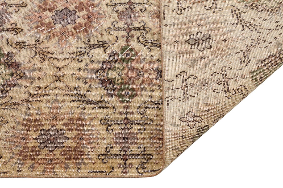 El Dokuma %100 Yün Türk Vintage Halı Yerli Üretim Ölçü;116 x 210