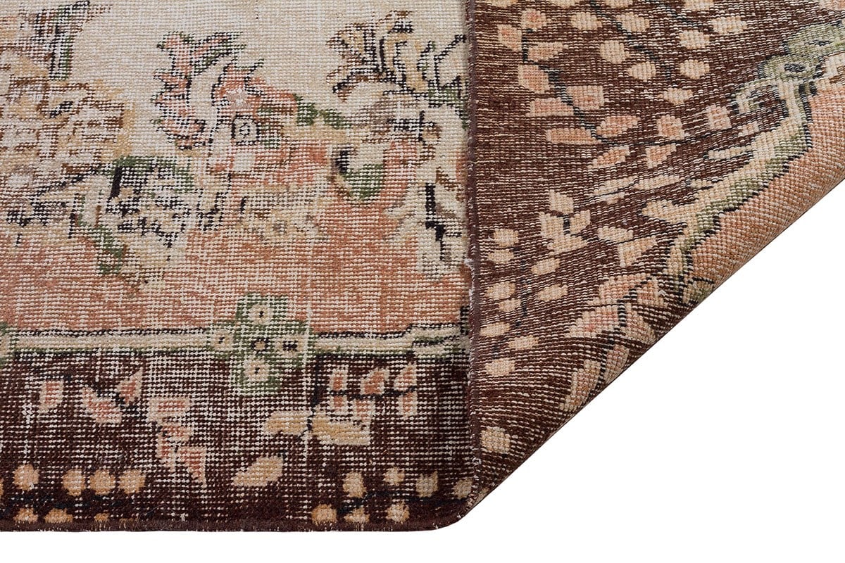 El Dokuma %100 Yün Türk Vintage Halı Yerli Üretim Ölçü;206 x 318