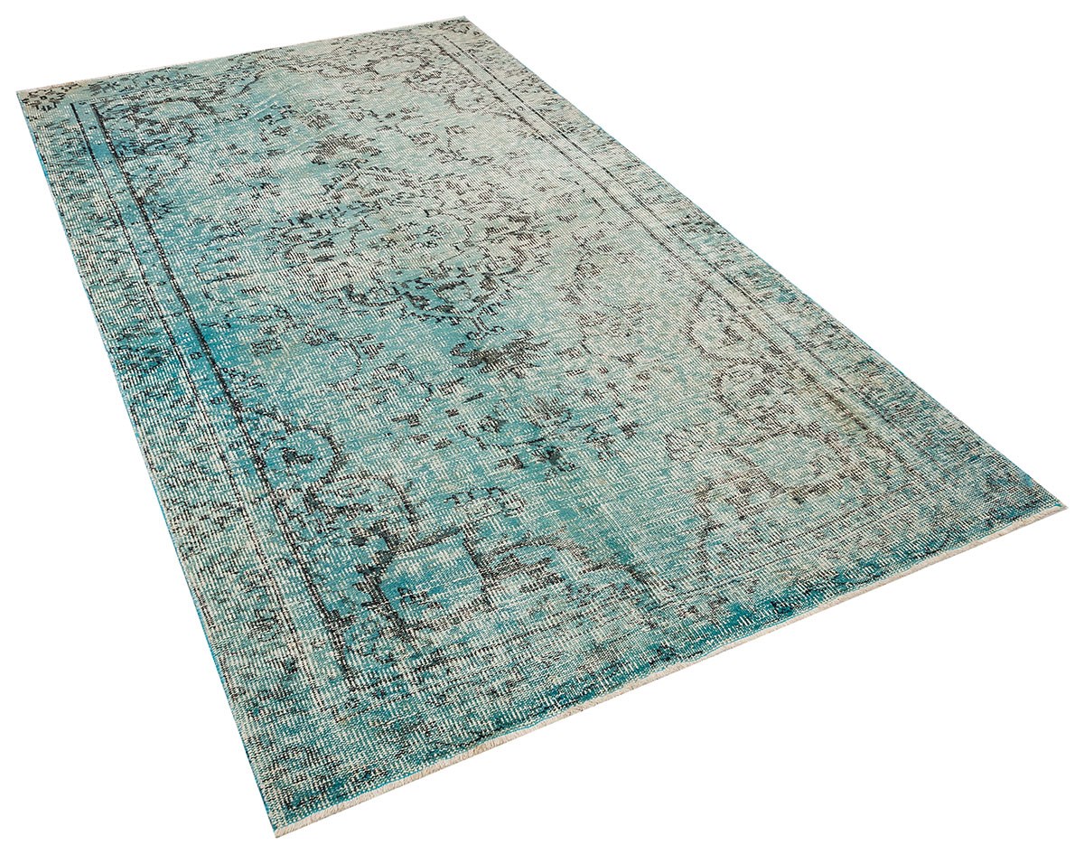 El Dokuma %100 Yün Türk Vintage Halı Yerli Üretim Ölçü;150 x 270