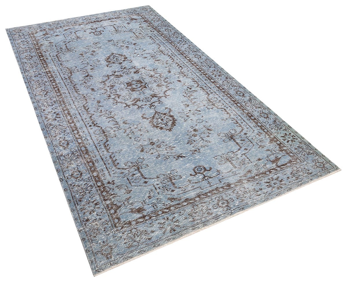 El Dokuma %100 Yün Türk Vintage Halı Yerli Üretim Ölçü;145 x 268