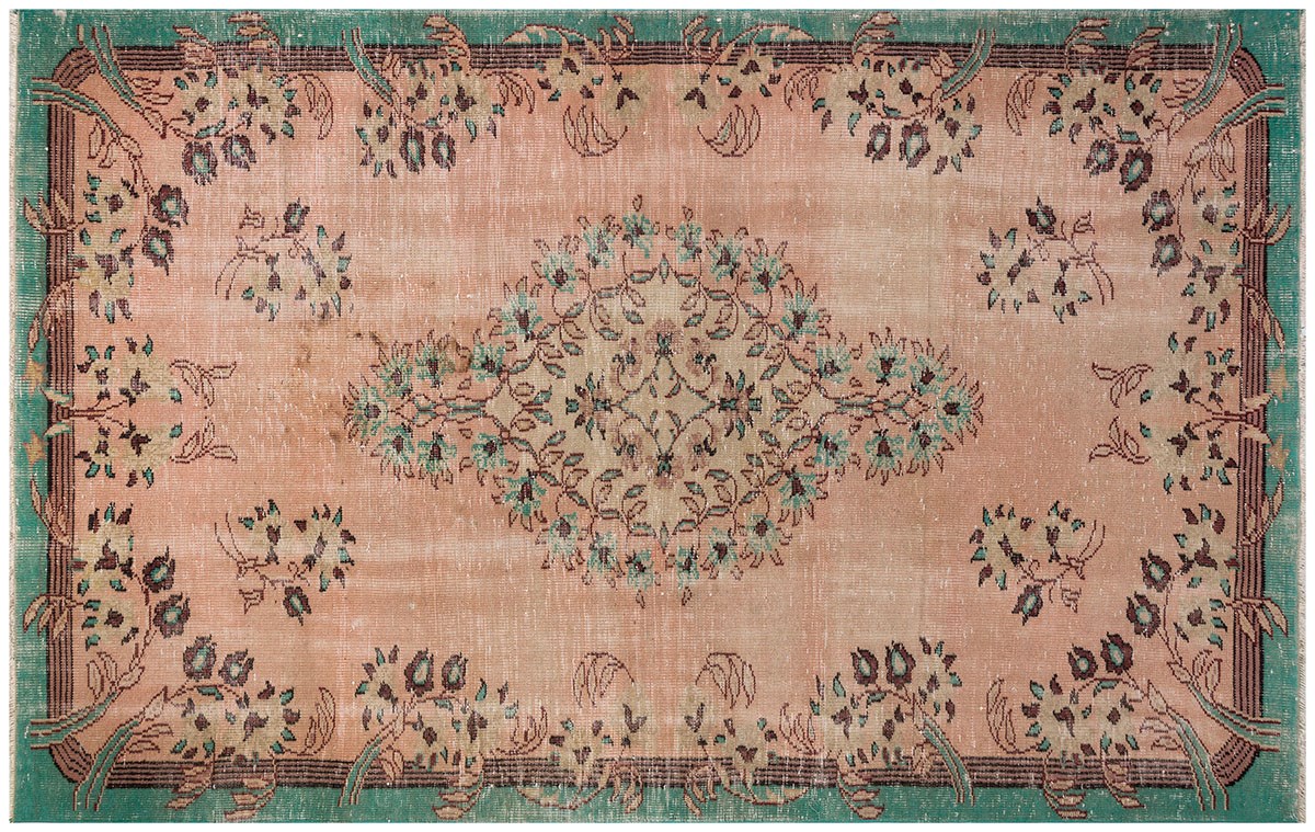 El Dokuma %100 Yün Türk Vintage Halı Yerli Üretim Ölçü;175 x 276
