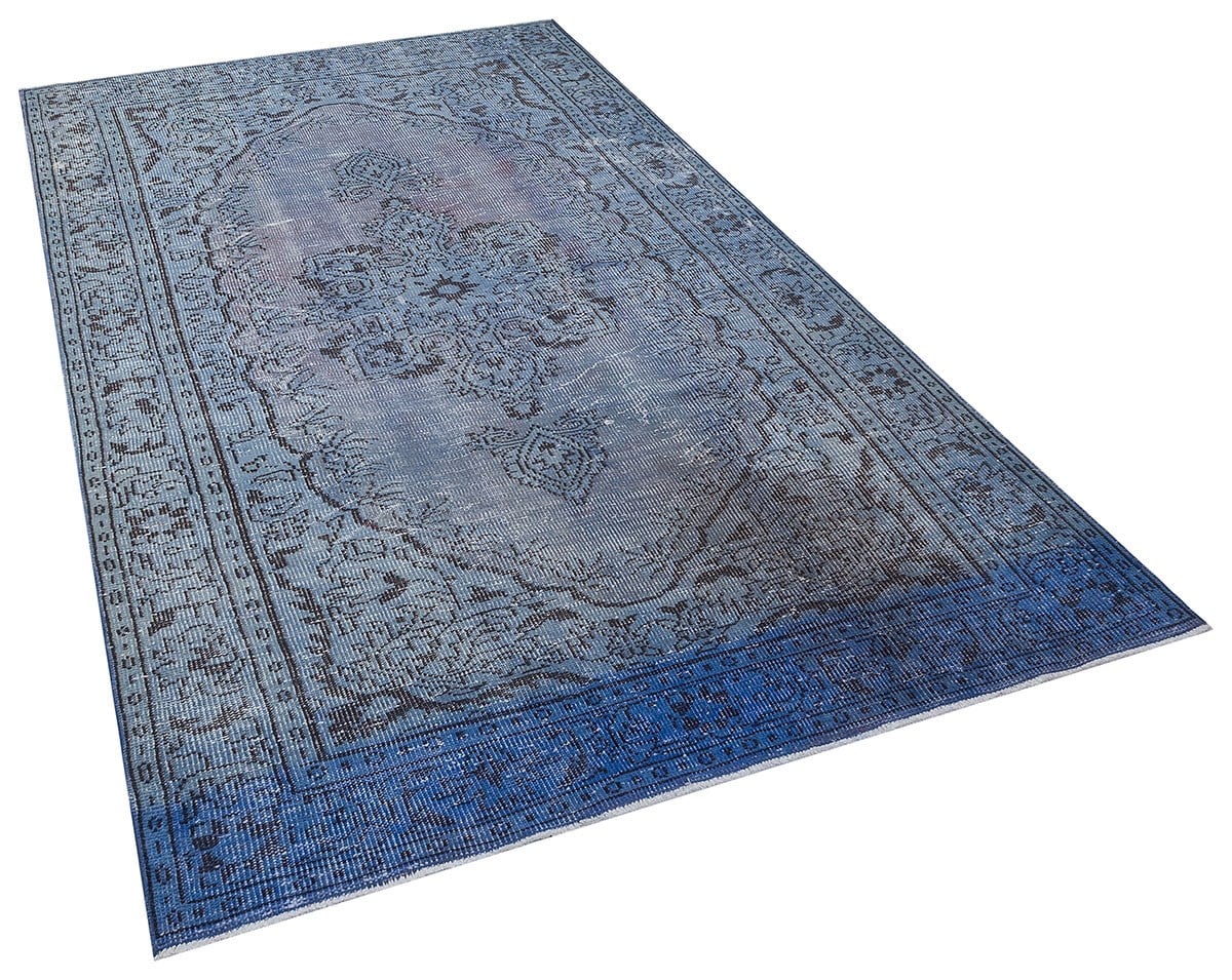 El Dokuma %100 Yün Türk Vintage Halı Yerli Üretim Ölçü;153 x 267