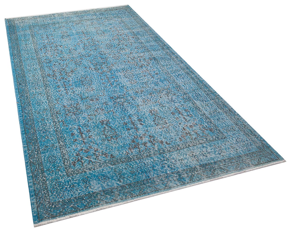 El Dokuma %100 Yün Türk Vintage Halı Yerli Üretim Ölçü;153 x 280