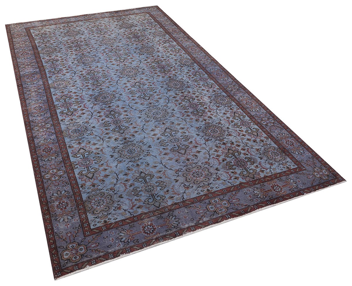 El Dokuma %100 Yün Türk Vintage Halı Yerli Üretim Ölçü;158 x 292