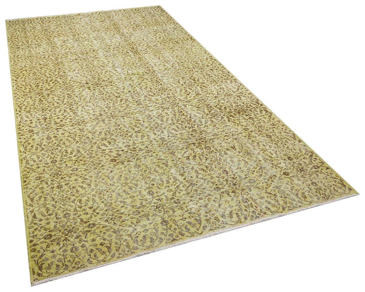 El Dokuma %100 Yün Türk Vintage Halı Yerli Üretim Ölçü;170 x 304