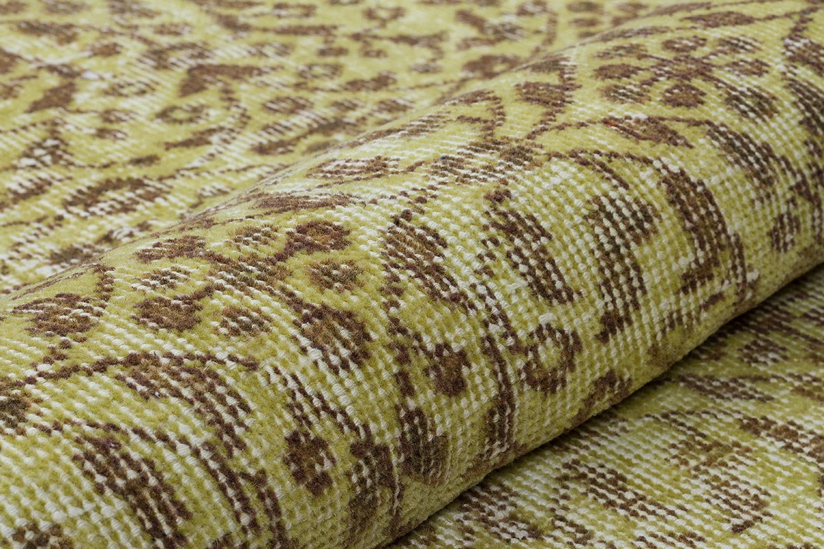 El Dokuma %100 Yün Türk Vintage Halı Yerli Üretim Ölçü;170 x 304