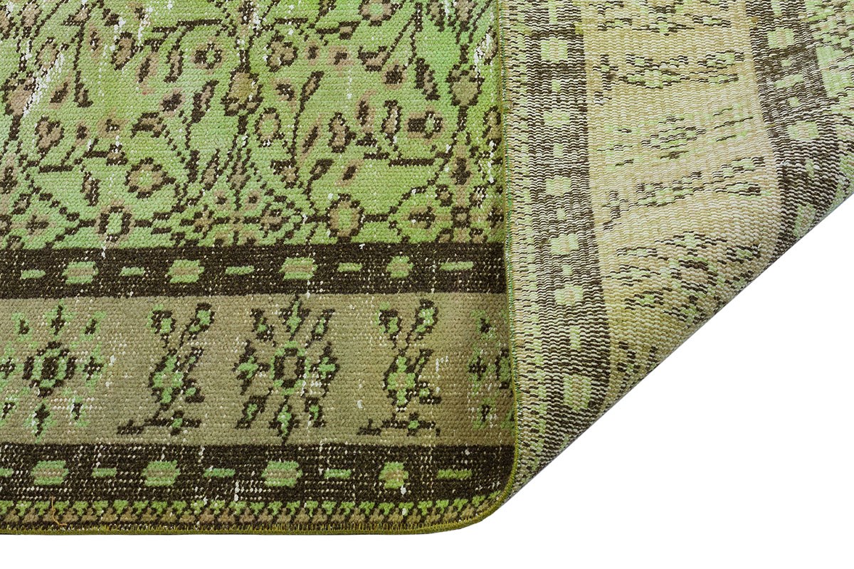 El Dokuma %100 Yün Türk Vintage Halı Yerli Üretim Ölçü;175 x 262