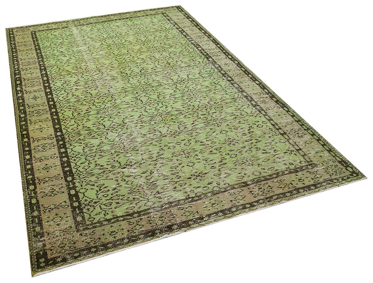El Dokuma %100 Yün Türk Vintage Halı Yerli Üretim Ölçü;175 x 262