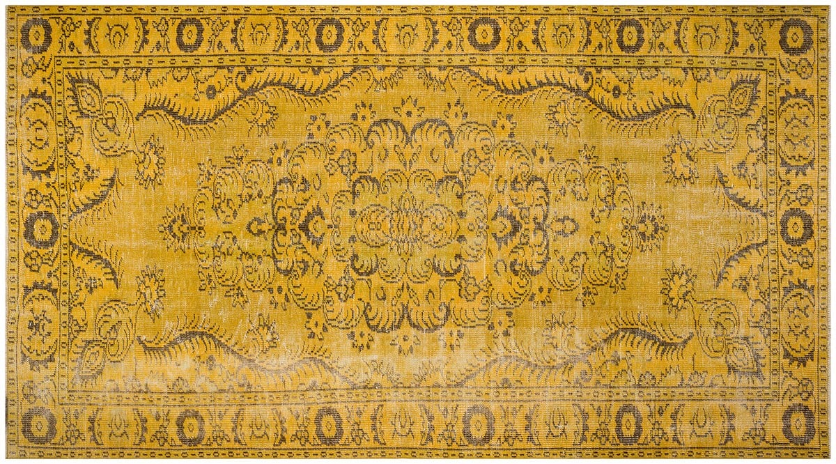 El Dokuma %100 Yün Türk Vintage Halı Yerli Üretim Ölçü;168 x 311