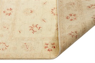 Afgan Uşak El Dokuma Halı Ziegler % 100 Yün Afganistan Üretim Ölçü;99 x 138