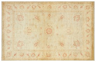 Afgan Uşak El Dokuma Halı Ziegler % 100 Yün Afganistan Üretim Ölçü;98 x 150