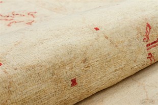 Afgan Uşak El Dokuma Halı Ziegler % 100 Yün Afganistan Üretim Ölçü;99 x 138