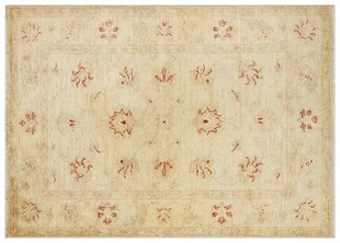 Afgan Uşak El Dokuma Halı Ziegler % 100 Yün Afganistan Üretim Ölçü;99 x 138