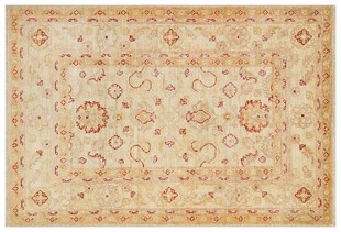 Afgan Uşak El Dokuma Halı Ziegler % 100 Yün Afganistan Üretim Ölçü;100 x 143