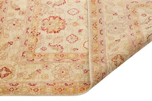 Afgan Uşak El Dokuma Halı Ziegler % 100 Yün Afganistan Üretim Ölçü;100 x 143