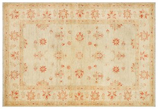 Afgan Uşak El Dokuma Halı Ziegler % 100 Yün Afganistan Üretim Ölçü;101 x 144