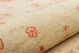 Afgan Uşak El Dokuma Halı Ziegler % 100 Yün Afganistan Üretim Ölçü;101 x 144