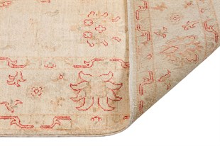 Afgan Uşak El Dokuma Halı Ziegler % 100 Yün Afganistan Üretim Ölçü;169 x 244