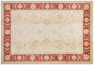 Afgan Uşak El Dokuma Halı Ziegler % 100 Yün Afganistan Üretim Ölçü;172 x 246