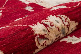 Afgan Uşak El Dokuma Halı Ziegler % 100 Yün Afganistan Üretim Ölçü;176 x 233