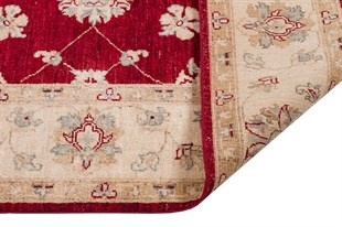 Afgan Uşak El Dokuma Halı Ziegler % 100 Yün Afganistan Üretim Ölçü;176 x 233