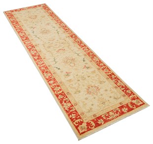 Allmode Afgan Halısı % 100 Yün El Dokuma Afganistan Üretim Ölçü;72 x 267