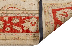 Afgan Uşak El Dokuma Halı Ziegler % 100 Yün Afganistan Üretim ZIEGLER P3P1