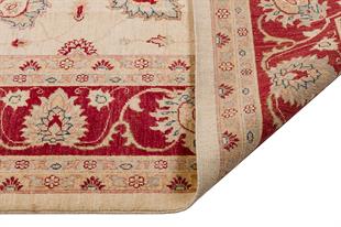 Afgan Uşak El Dokuma Halı Ziegler % 100 Yün Afganistan Üretim Ölçü;223 x 300