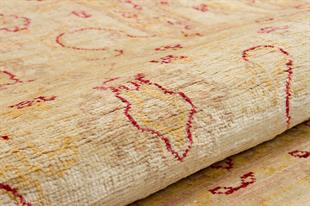 Afgan Uşak El Dokuma Halı Ziegler % 100 Yün Afganistan Üretim Ölçü;100 x 143