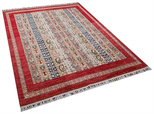 Afganistan Üretim Tamamen Yün El Dokuma Halı Ölçü;175 x 232