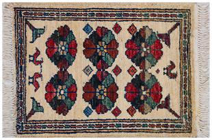 ALLMODE AFGAN UŞAĞI EL DOKUMA HALI Ölçü;46x62 0.28m2