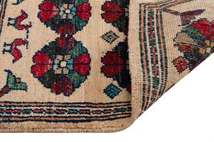 ALLMODE AFGAN UŞAĞI EL DOKUMA HALI Ölçü;46x62 0.28m2