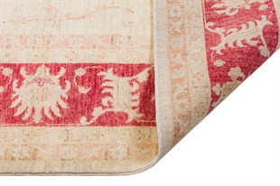 Afganistan Üretim El Dokuma Afgan Halısı % 100 Yün Ölçü;202 x 284