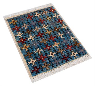 Afgan Uşak El Dokuma Halı % 100 Yün Afganistan Üretim Ölçü;42 x 57